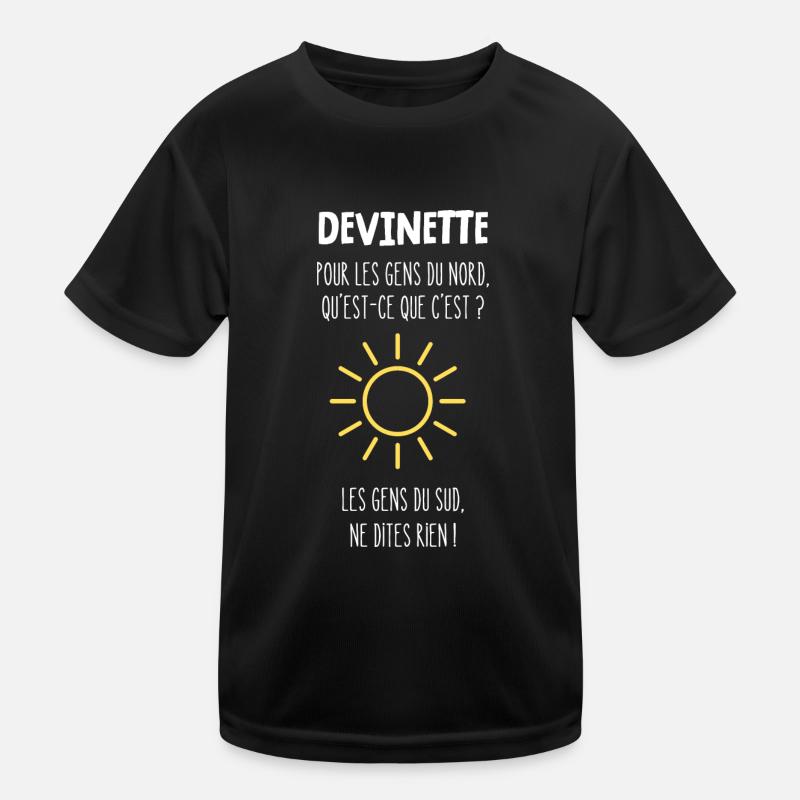 devinette T-shirt sport Enfant
