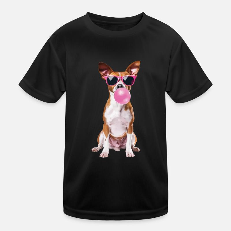 Basenji Kinder Funktions-T-Shirt