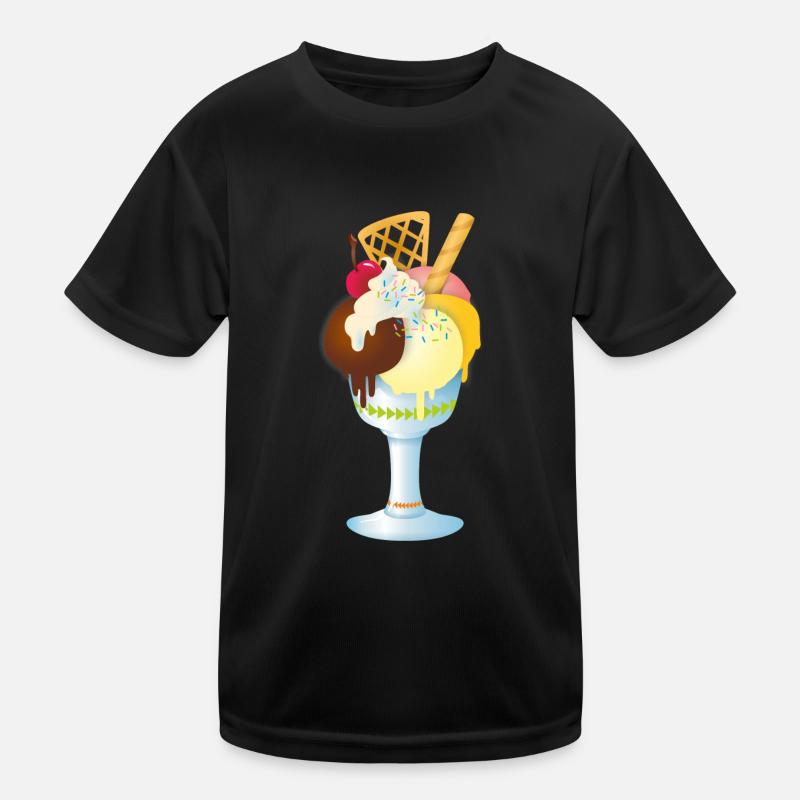 Eiscreme Kinder Funktions-T-Shirt