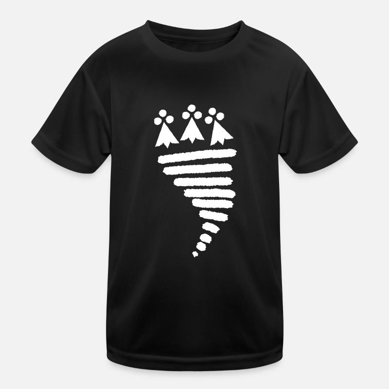 Bretagne Breizh drapeau T-shirt sport Enfant