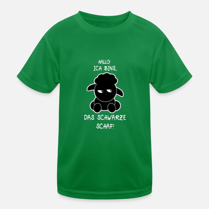 Das schwarze Schaf Kinder Funktions-T-Shirt
