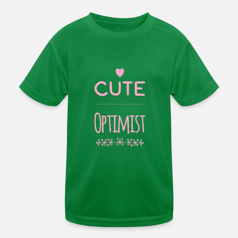 Sprüche BABIES Cute Optimist Kinder Funktions-T-Shirt