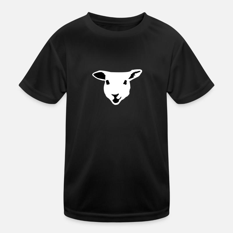 Schaf, Lamm Kinder Funktions-T-Shirt