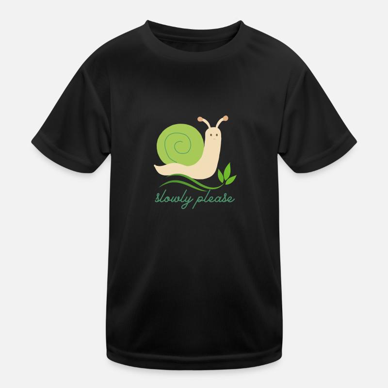 SNAIL SLOWLY Kids Functional T-Shirt