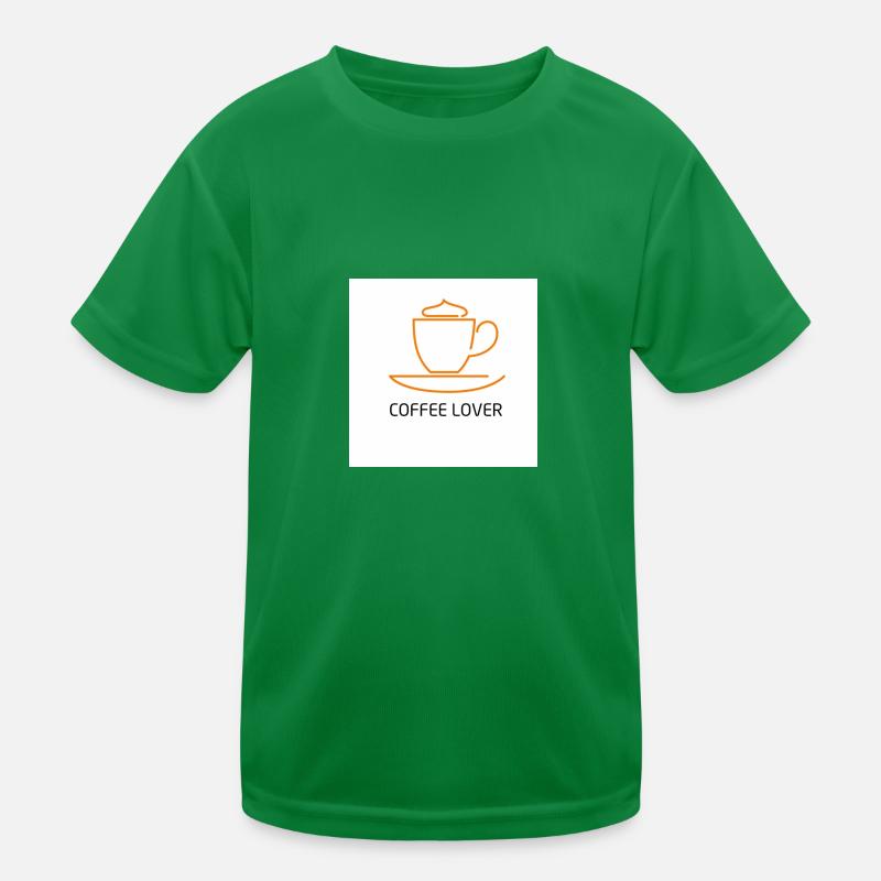 Coffee Lover Kinder Funktions-T-Shirt