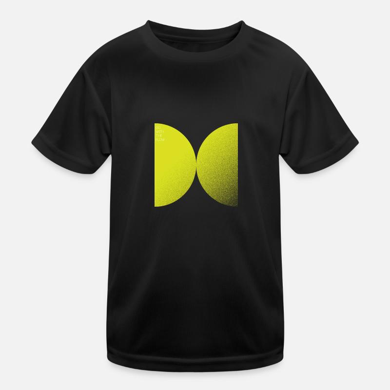 Yellow Kids Functional T-Shirt