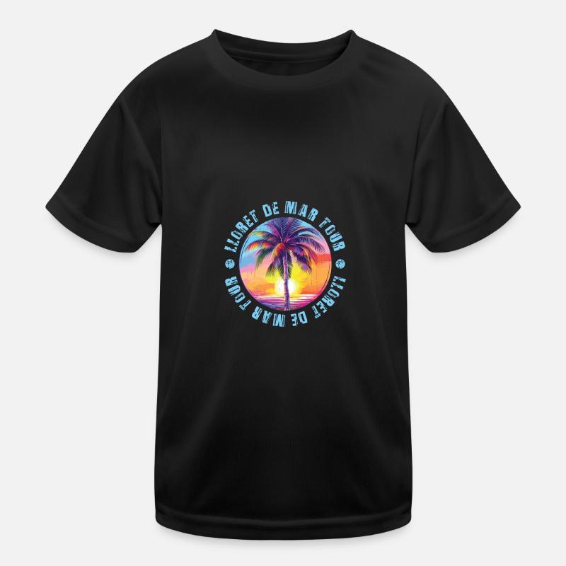 Lloret De Mar Tour Bunt Kinder Funktions-T-Shirt