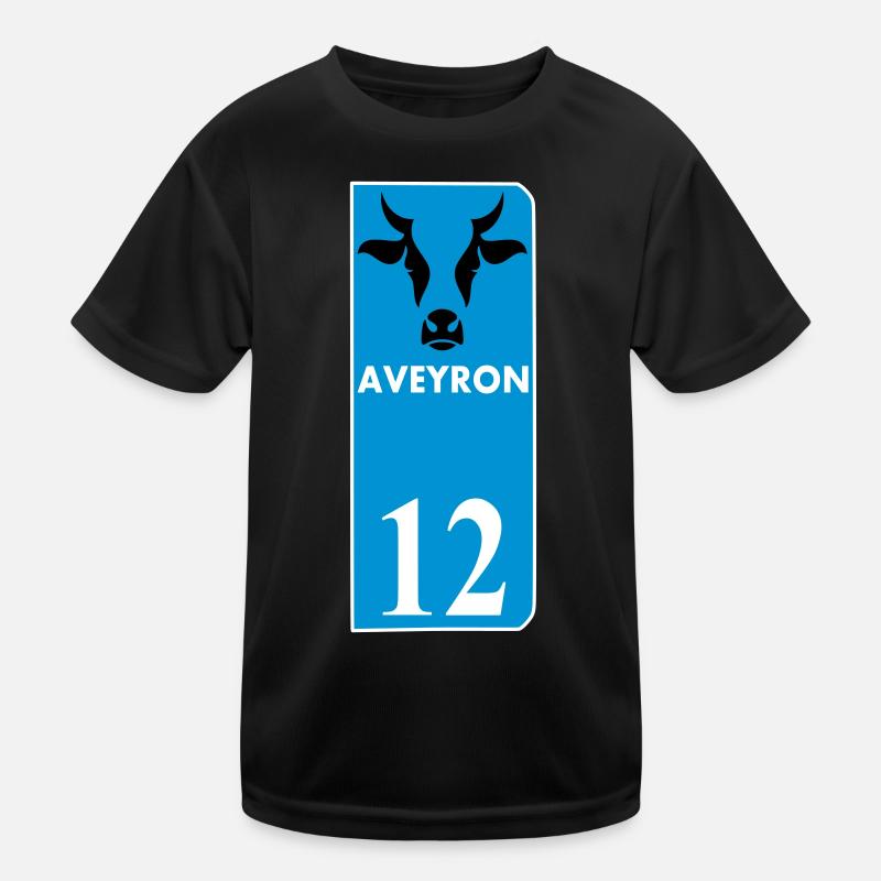 Aveyron Kinder Funktions-T-Shirt