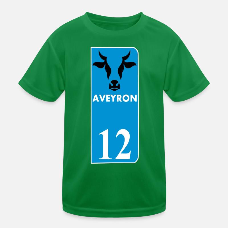 Aveyron Kinder Funktions-T-Shirt