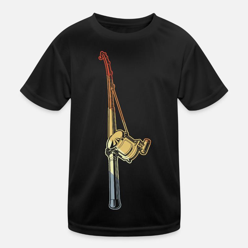 Canne à pêche vintage T-shirt sport Enfant