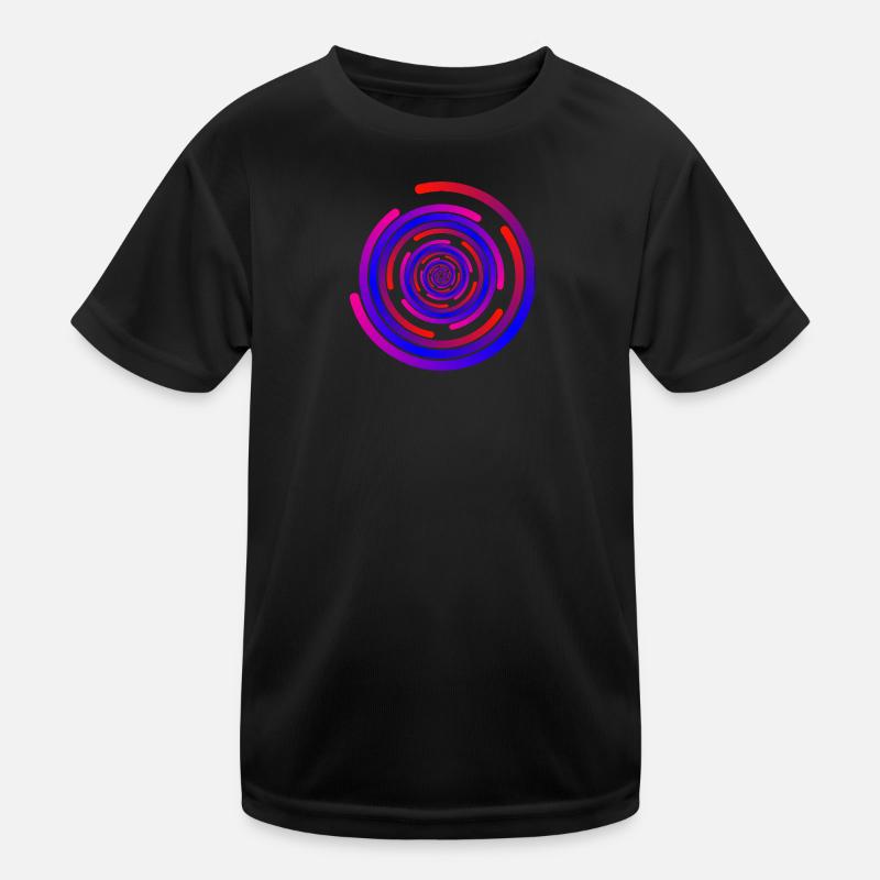 crazy circles Kids Functional T-Shirt