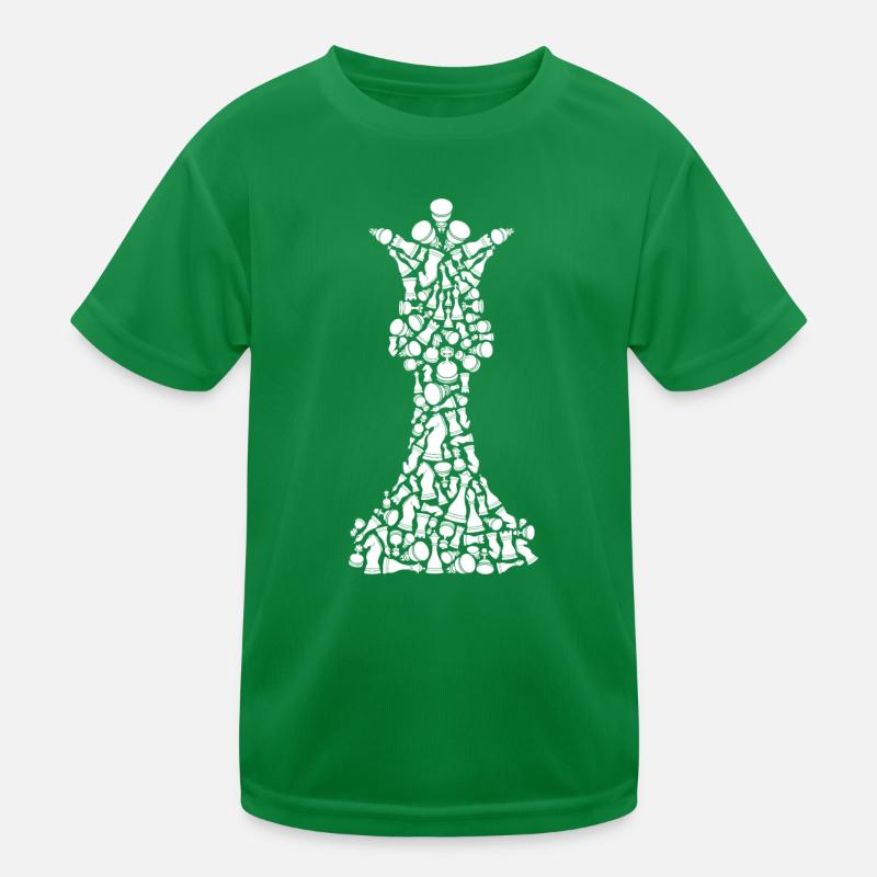 Chess Pieces Symbols Board Game Chess Kids Functional T-Shirt