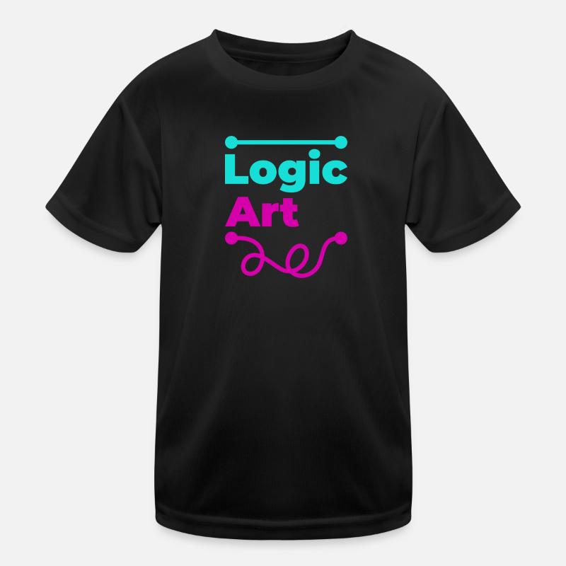 Logic VS art Kids Functional T-Shirt