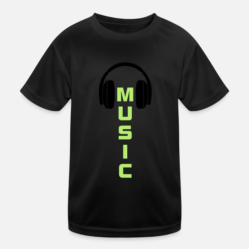 Musique DJ Dubstep T-shirt T-shirt sport Enfant