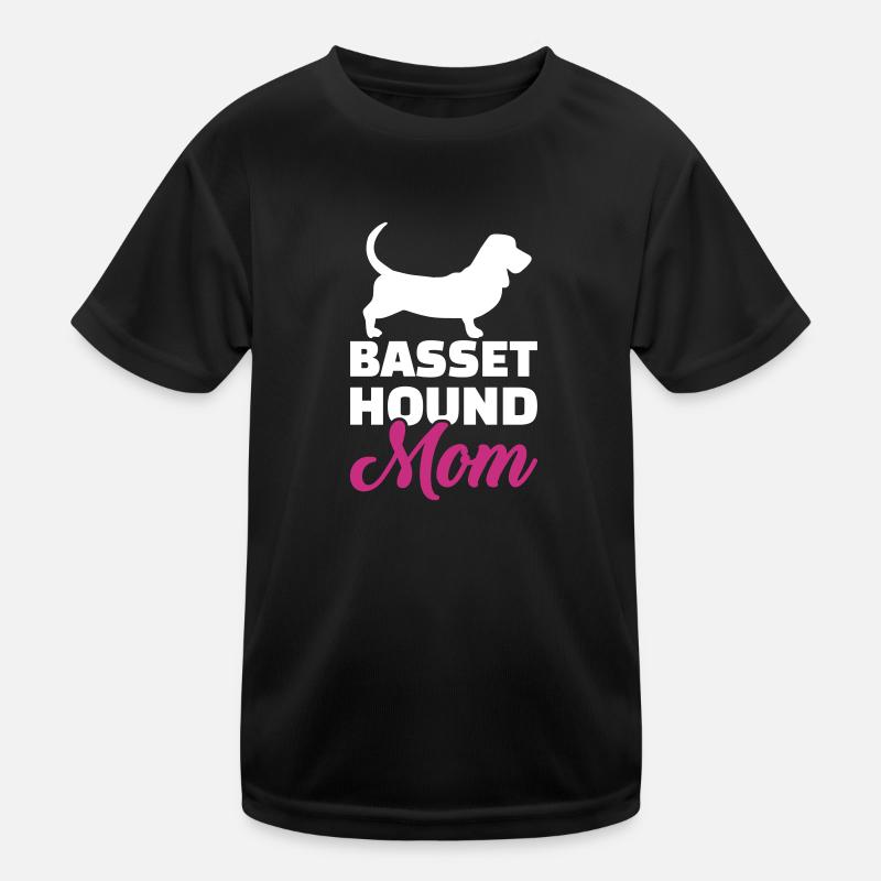 Basset Hound Kinder Funktions-T-Shirt