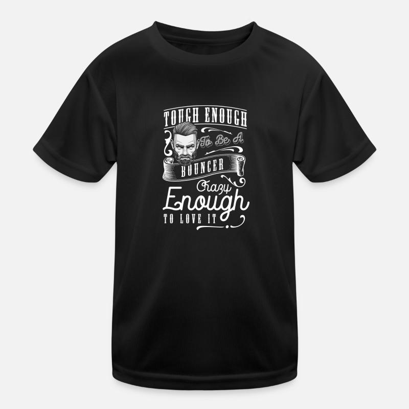 Sicherheitsdienst Beruf Club Eingang Kinder Funktions-T-Shirt