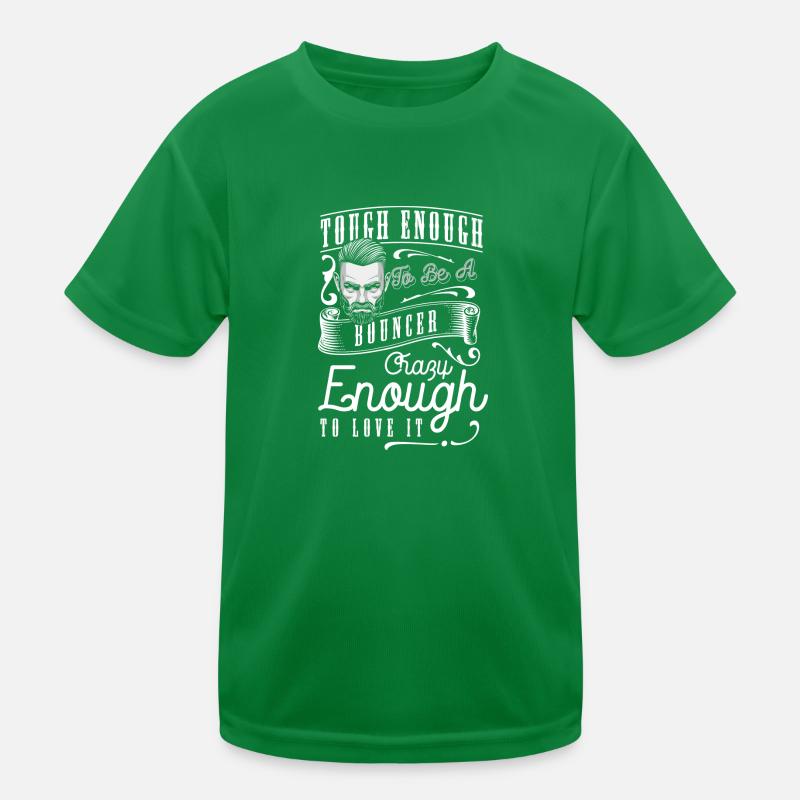 Sicherheitsdienst Beruf Club Eingang Kinder Funktions-T-Shirt