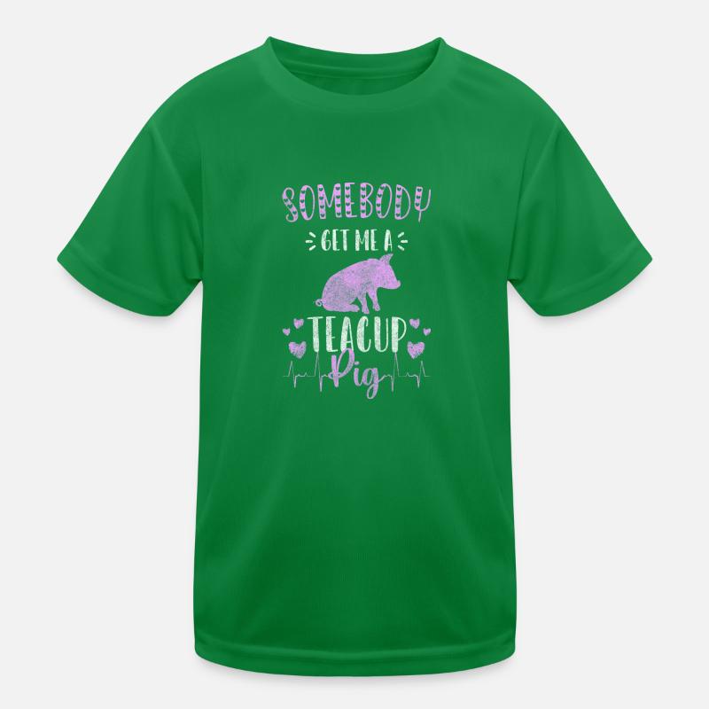 Pig Small Breeder Pig Kids Functional T-Shirt