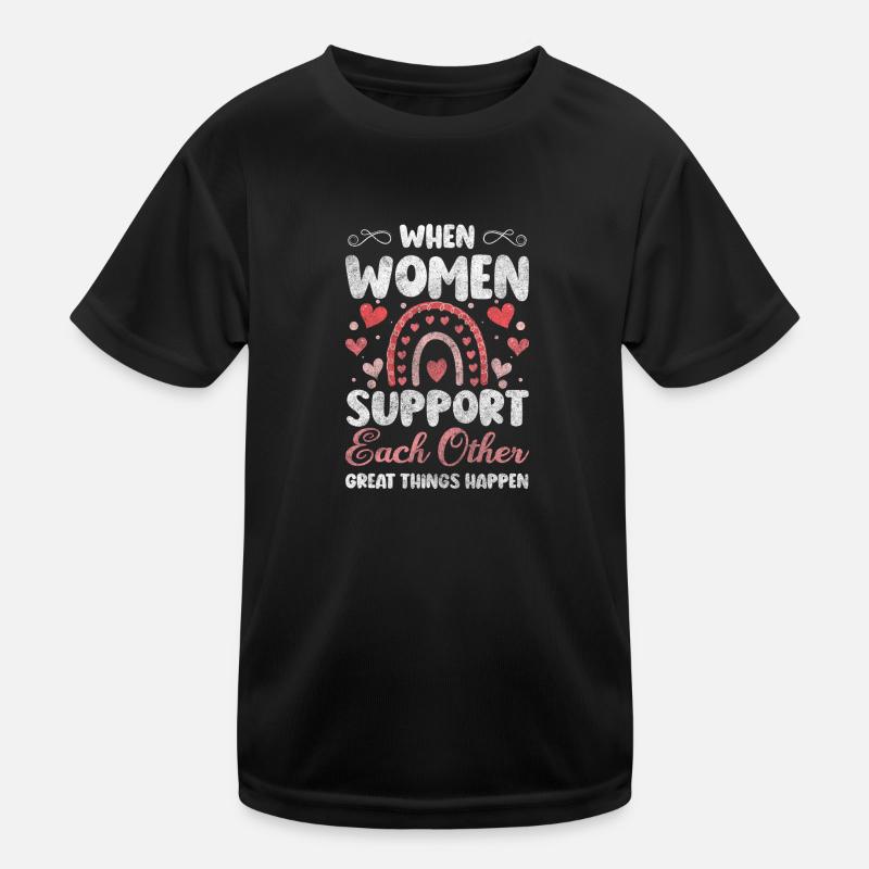 Frauen Kinder Funktions-T-Shirt