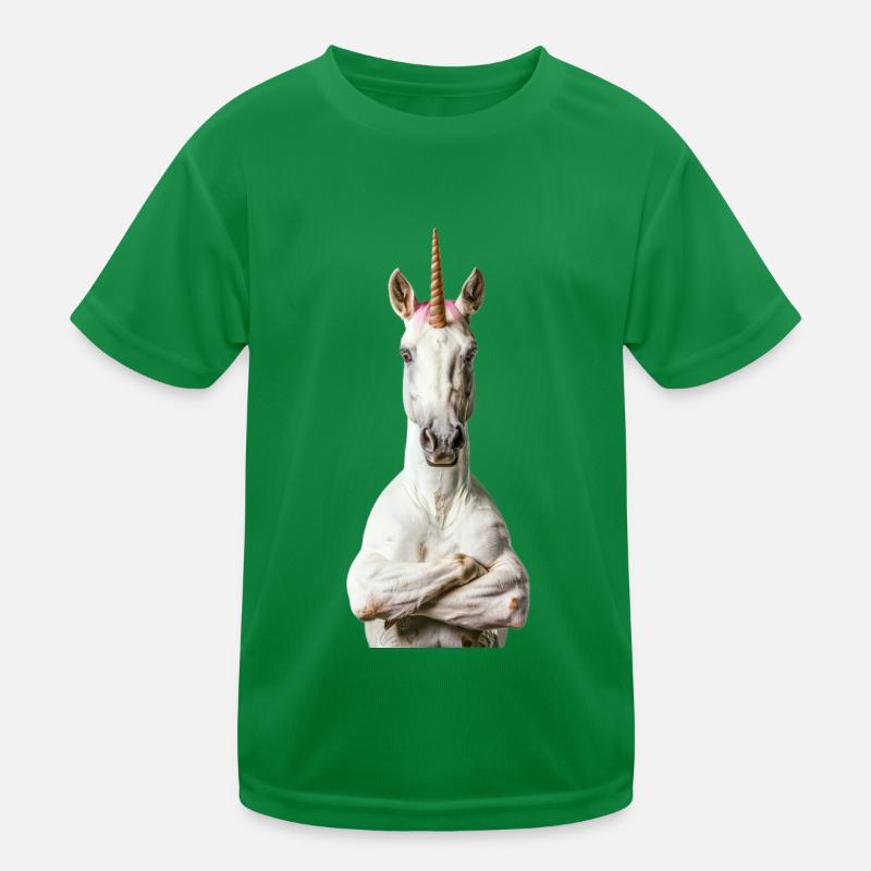 Einhorn Kinder Funktions-T-Shirt