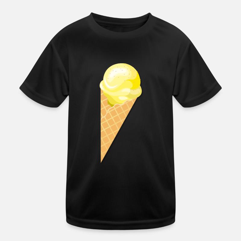 Scoop vanilla ice cream gift idea Kids Functional T-Shirt
