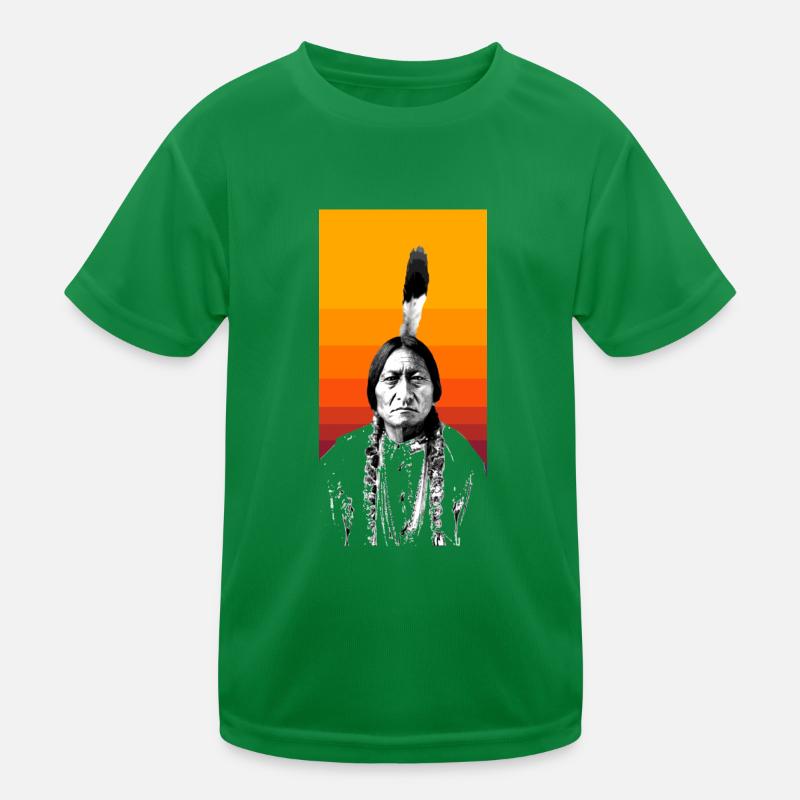 Sitting Bull Kinder Funktions-T-Shirt