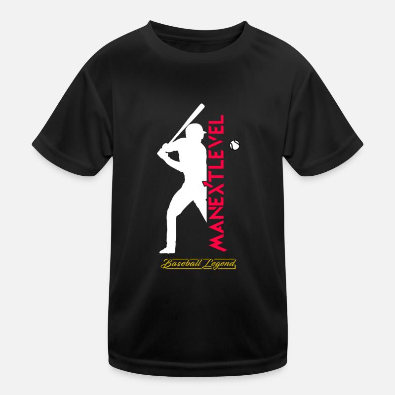 Baseball Legend Kids Functional T-Shirt