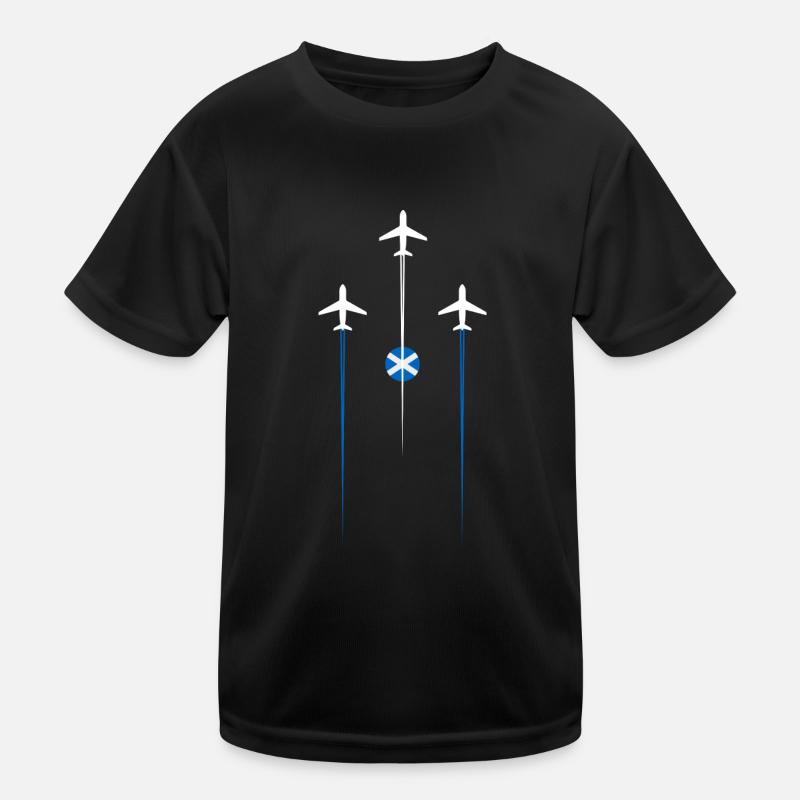 Scotland Airlines Kids Functional T-Shirt