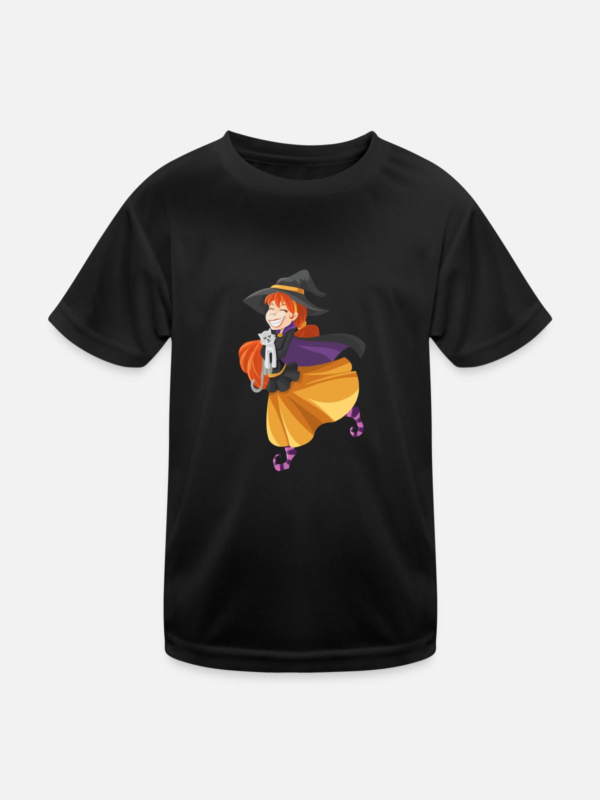 Hallowee n70 - Kids Functional T-Shirt - black - Front
