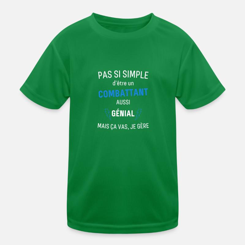 Fantastischer Kämpfer Kinder Funktions-T-Shirt