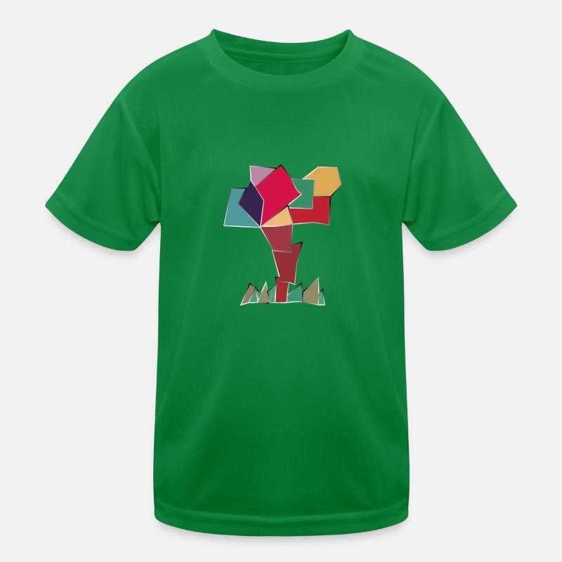 Glücklicher Baum Kinder Funktions-T-Shirt