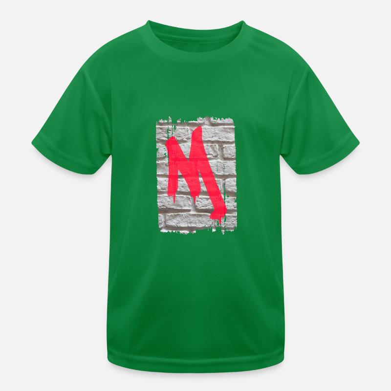 mauer m Kinder Funktions-T-Shirt