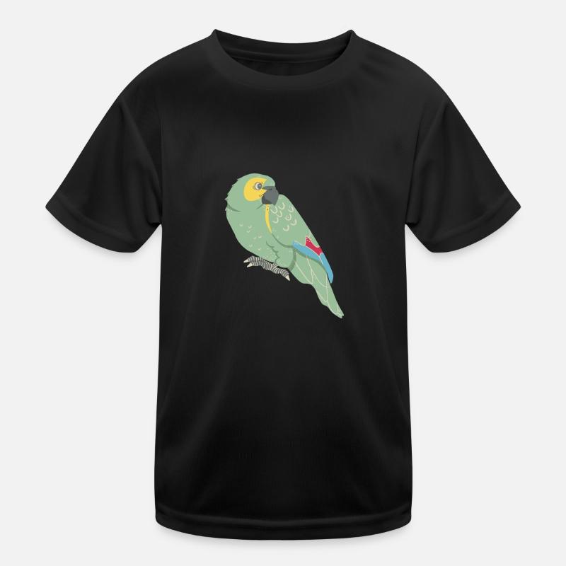 Parrot: Blue-fronted parrot Kids Functional T-Shirt