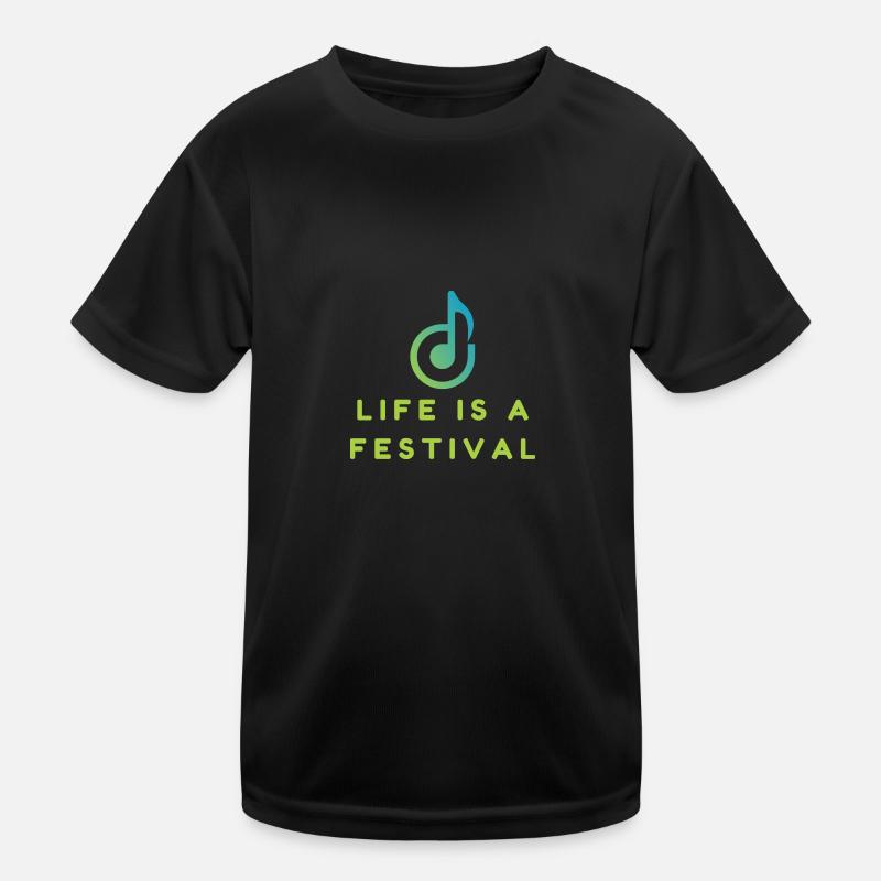 Das Leben ist ein Fest Kinder Funktions-T-Shirt