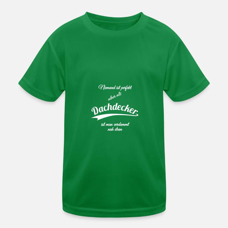Dachdecker Kinder Funktions-T-Shirt