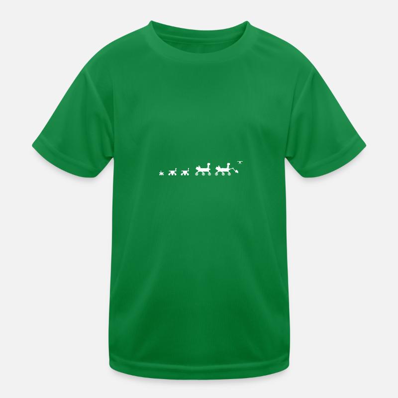 Mars Rover Evolution T-shirt sport Enfant