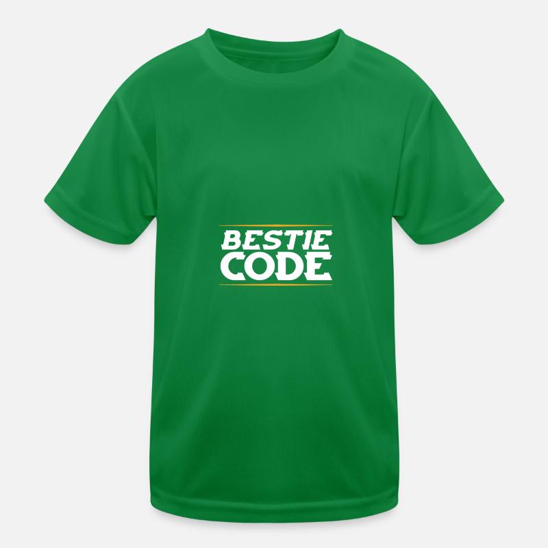 bestie code Kinder Funktions-T-Shirt