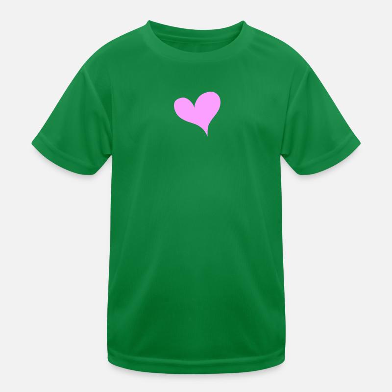 Symbol Herz rosa design trend Kinder Funktions-T-Shirt