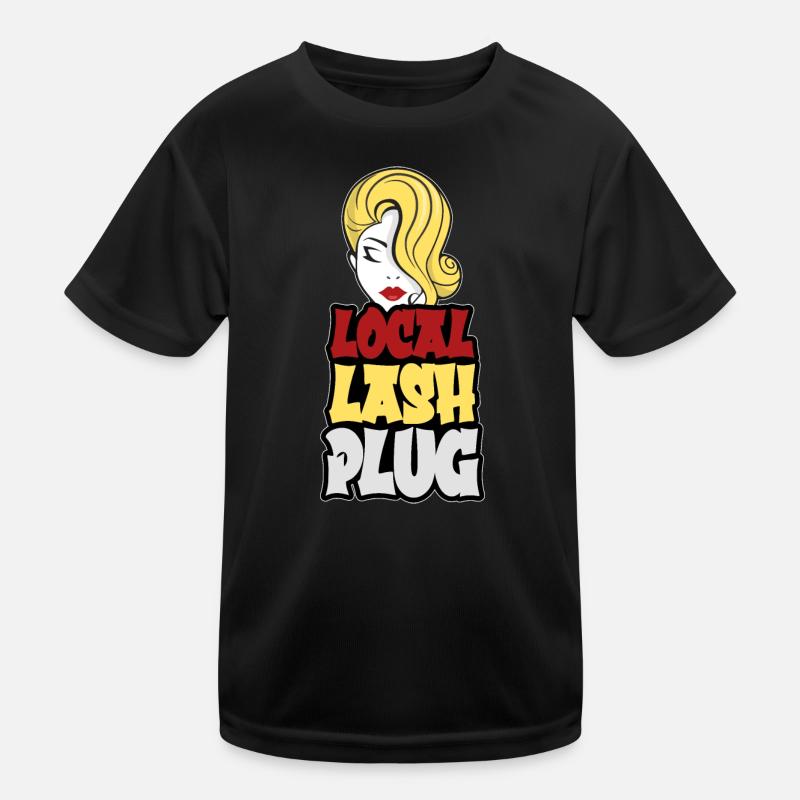 Artiste local Lash Plug Lash T-shirt sport Enfant