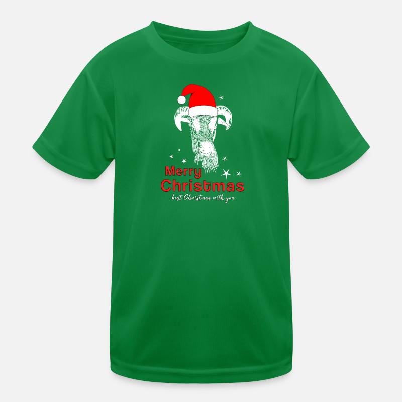 Joyeux Noël Bélier Joyeux Noël T-shirt sport Enfant
