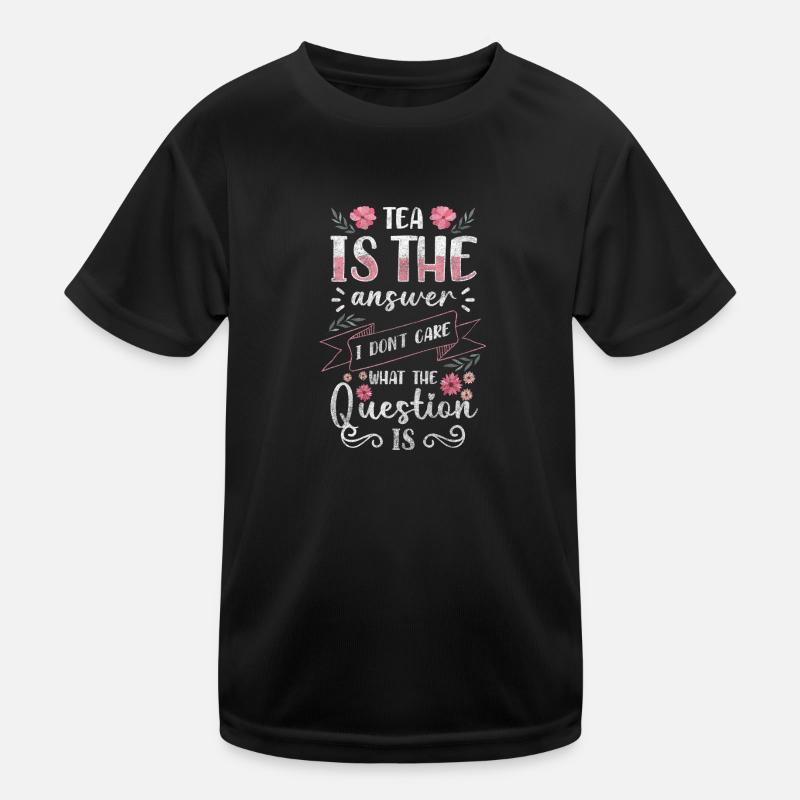 Tea Drinker Time Out Warm Tea Time Kids Functional T-Shirt