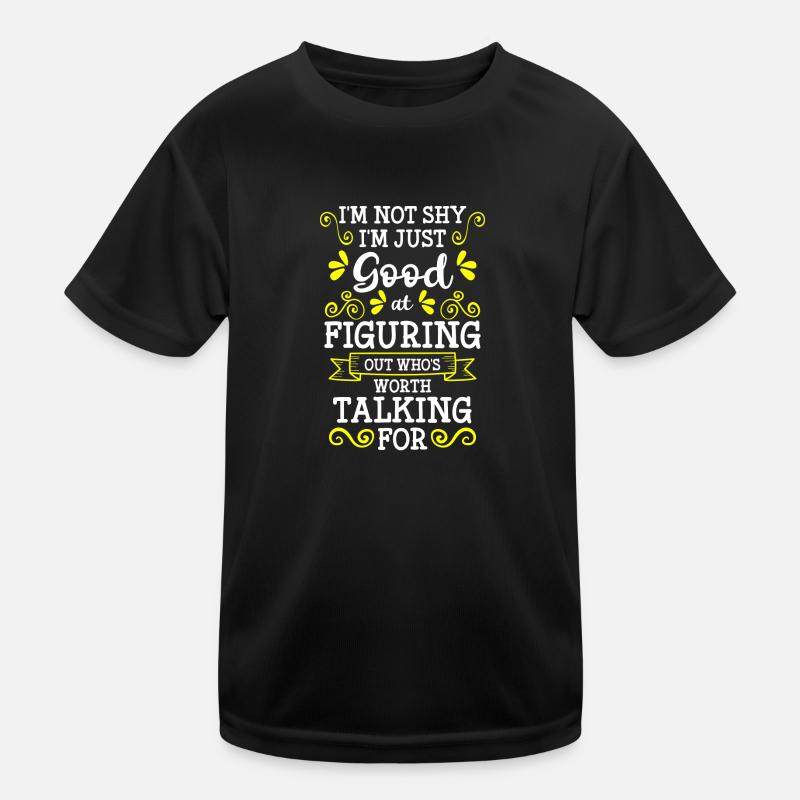 Shy, misanthrope, antisocial Kids Functional T-Shirt
