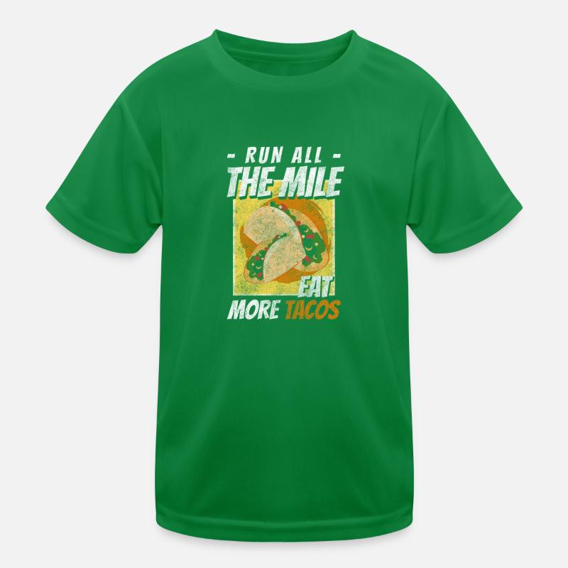 Tacos Spanisch Hungrig Cinco de Mayo Kinder Funktions-T-Shirt