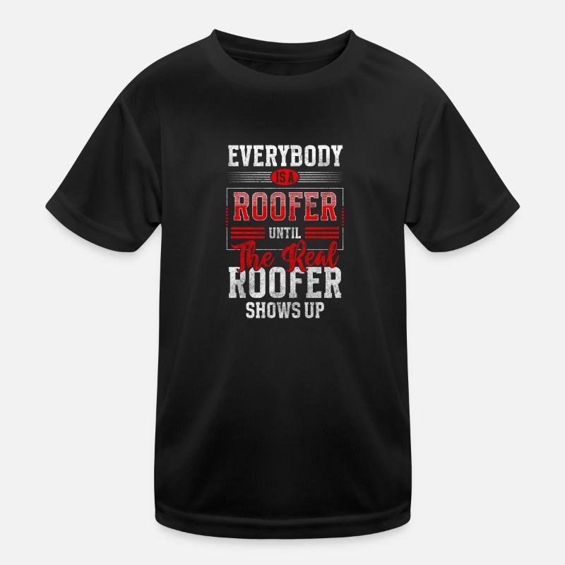 roofer, specialist trade, gutter Kids Functional T-Shirt