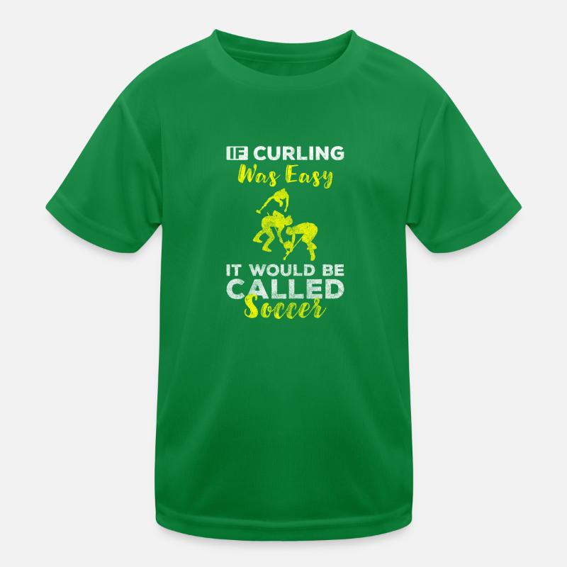 Curling Wipes Kids Functional T-Shirt