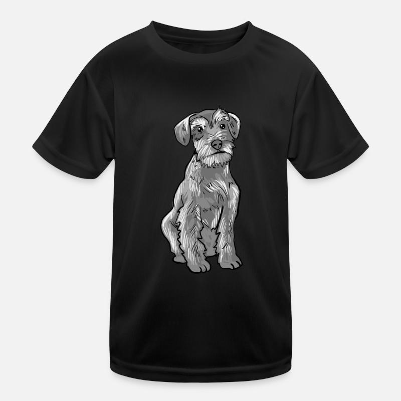 Crabot de Schnauzer T-shirt sport Enfant