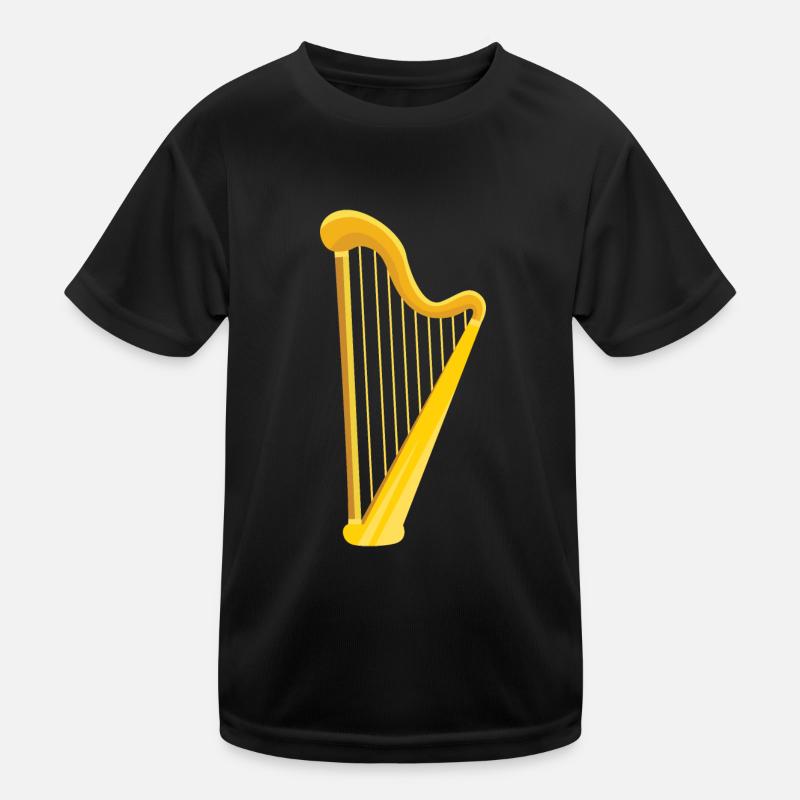 Harfe Kinder Funktions-T-Shirt