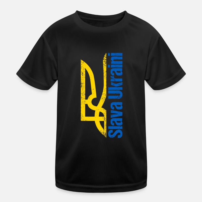 Slava Ukraini T-shirt sport Enfant