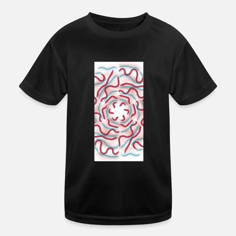 Kunst - Kinder Funktions-T-Shirt - Schwarz