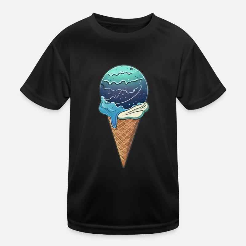 Eis-Planet Uranus Kinder Funktions-T-Shirt